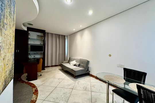 Apartamento à venda com 1 quarto, 32m² em Vila da Serra, Nova Lima