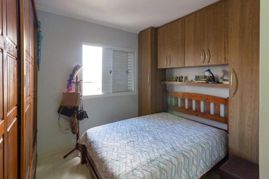 Quarto 3 suíte de apartamento à venda com 3 quartos, 92m² em Vila Augusta, Guarulhos
