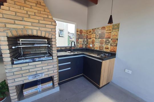 Churrasqueira de apartamento à venda com 2 quartos, 110m² em Jardim do Estádio, Santo André