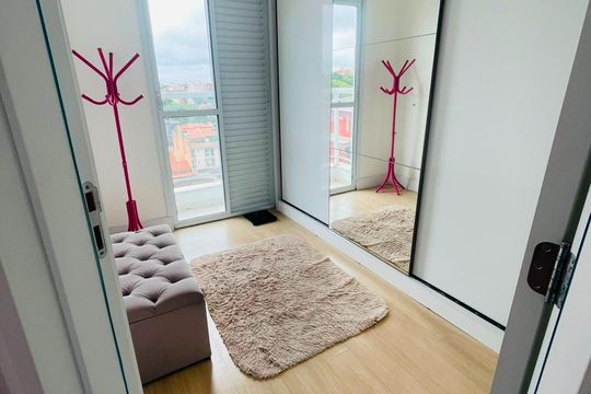 Quarto de apartamento à venda com 2 quartos, 110m² em Jardim do Estádio, Santo André
