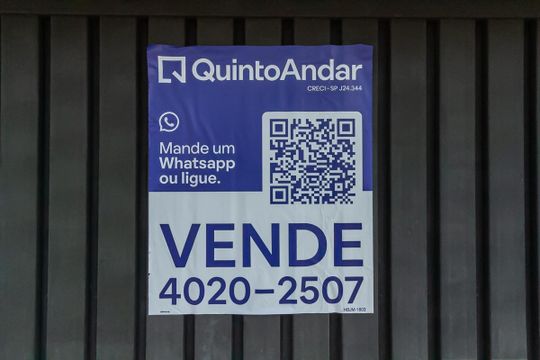 Placa HBJM-1603 de casa à venda com 2 quartos, 400m² em Baeta Neves, São Bernardo do Campo