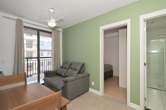 Sala de apartamento para alugar com 2 quartos, 36m² em Vila Andrade, São Paulo