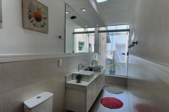Banheiro de casa para alugar com 2 quartos, 125m² em Jardim Montreal, São Bernardo do Campo