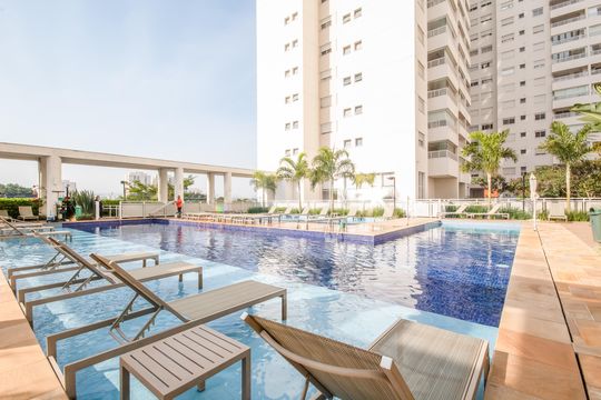 Área comum - Piscina de apartamento para alugar com 2 quartos, 67m² em Industrial Autonomistas, Osasco