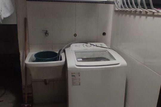 Área de serviço de casa para alugar com 3 quartos, 80m² em Condomínio Porto Seguro, Rio das Ostras