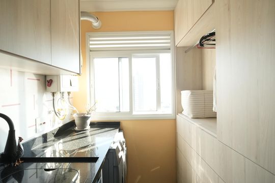 Área de Serviço de apartamento para alugar com 2 quartos, 58m² em Parque das Nações, Santo André