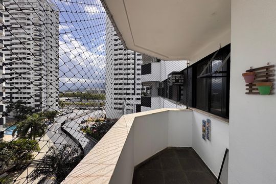 Varanda de apartamento para alugar com 2 quartos, 74m² em Barra da Tijuca, Rio de Janeiro