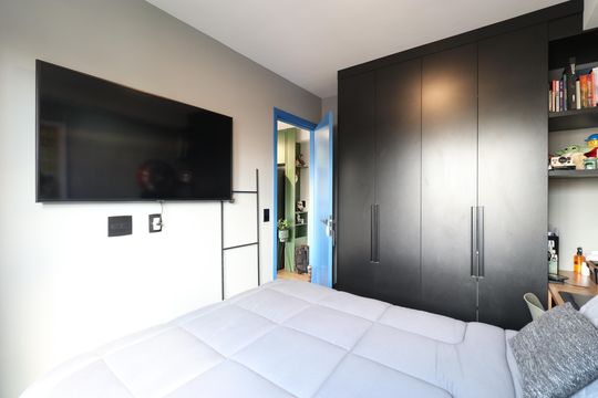 Quarto  de apartamento à venda com 1 quarto, 34m² em Vila Leopoldina, São Paulo