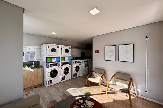 Lavanderia  de apartamento para alugar com 2 quartos, 35m² em Santo Amaro, São Paulo