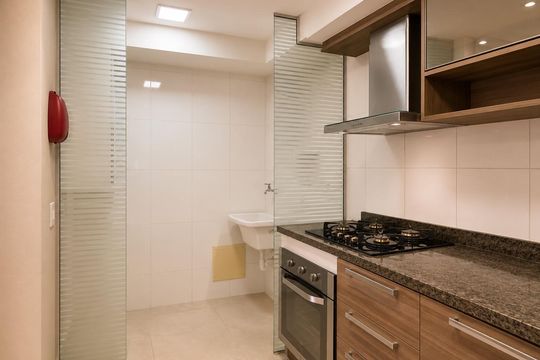 Cozinha de apartamento à venda com 3 quartos, 96m² em Parque Fazendinha, Campinas