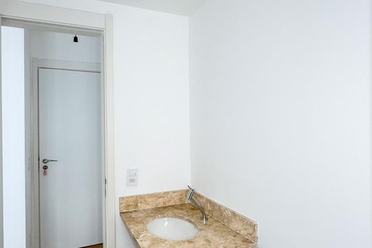 Banheiro da Suíte 3 de apartamento para alugar com 3 quartos, 109m² em Jardim Caravelas, São Paulo
