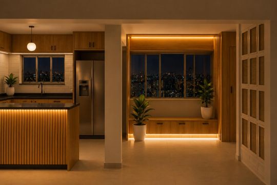 Cozinha de apartamento à venda com 3 quartos, 130m² em Sumarezinho, São Paulo