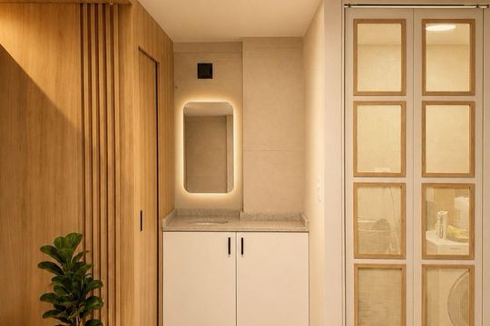 Banheiro de apartamento à venda com 3 quartos, 130m² em Sumarezinho, São Paulo