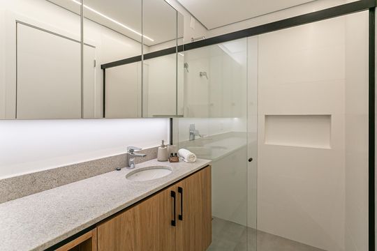 Apartamento para alugar com 1 quarto, 55m² em Saco Grande, Florianópolis