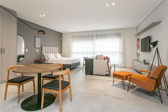 Apartamento para alugar com 1 quarto, 59m² em Saco Grande, Florianópolis