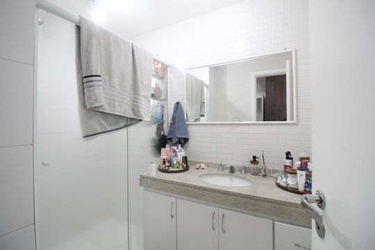 Suite 1 - Banheiro de apartamento à venda com 3 quartos, 124m² em Mooca, São Paulo