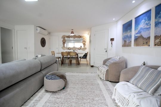 Sala de apartamento à venda com 3 quartos, 124m² em Mooca, São Paulo