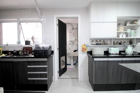Cozinha de apartamento à venda com 3 quartos, 124m² em Mooca, São Paulo