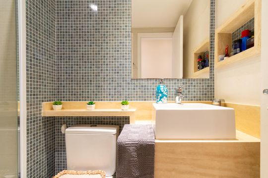 Banheiro Social de apartamento à venda com 2 quartos, 72m² em Vila Santa Catarina, São Paulo