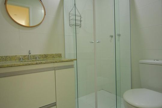Banheiro  de apartamento para alugar com 2 quartos, 54m² em Centro, São Bernardo do Campo