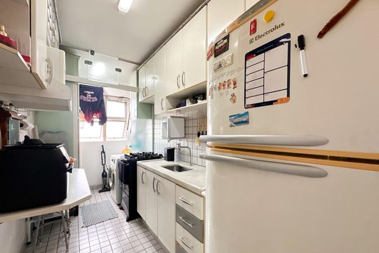Cozinha de apartamento à venda com 3 quartos, 67m² em Baeta Neves, São Bernardo do Campo