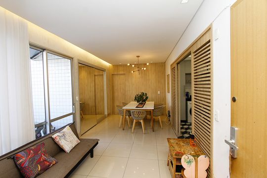 sala de apartamento à venda com 4 quartos, 243m² em Grajaú, Belo Horizonte