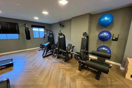 Área comum - Academia de apartamento para alugar com 1 quarto, 35m² em Vila Andrade, São Paulo