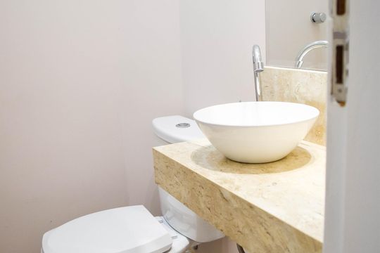 Banheiro de apartamento à venda com 3 quartos, 124m² em Tatuapé, São Paulo