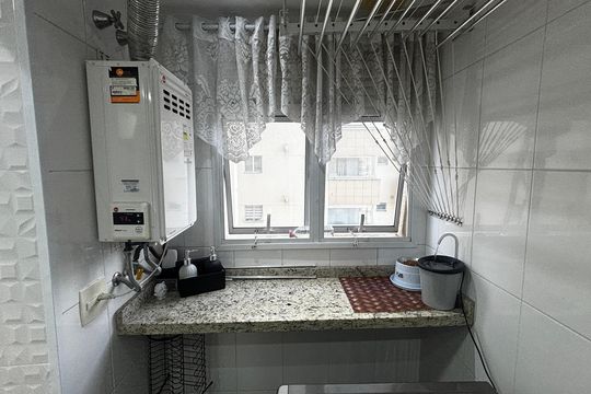 Área de Serviço de apartamento à venda com 3 quartos, 114m² em Centro, Santo André