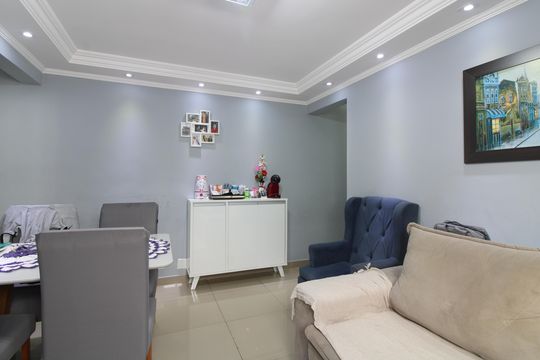 sala de apartamento à venda com 2 quartos, 57m² em Vila Paranagua, São Paulo