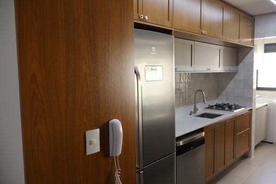 Cozinha  de apartamento à venda com 3 quartos, 86m² em Vila Progresso, Guarulhos