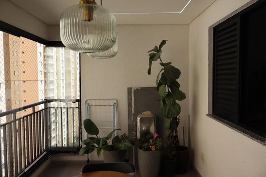 Varanda gourmet de apartamento à venda com 3 quartos, 86m² em Vila Progresso, Guarulhos