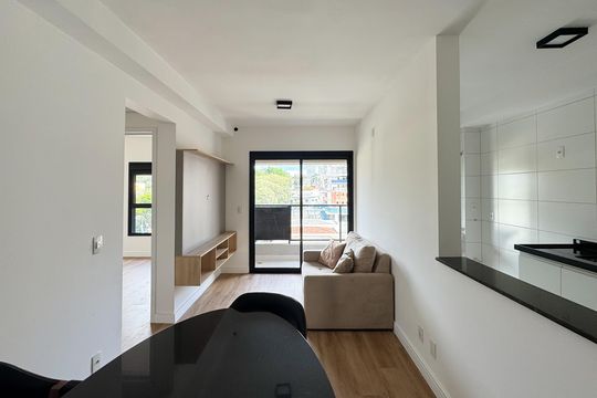 Sala de apartamento à venda com 2 quartos, 52m² em Jardim do Mar, São Bernardo do Campo