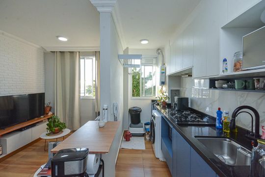 Cozinha de apartamento para alugar com 2 quartos, 39m² em Socorro, São Paulo