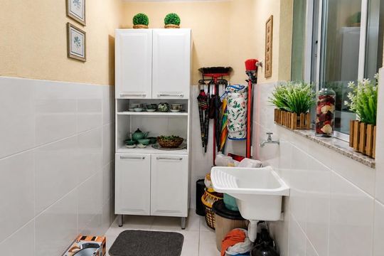 Área de serviço de casa para alugar com 3 quartos, 98m² em Jardim Continental, Nova Iguaçu