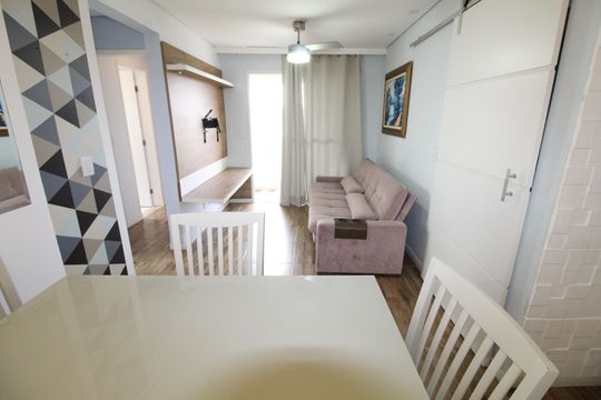 Sala de apartamento para alugar com 2 quartos, 60m² em Conjunto Residencial Flamboyant, São José dos Campos