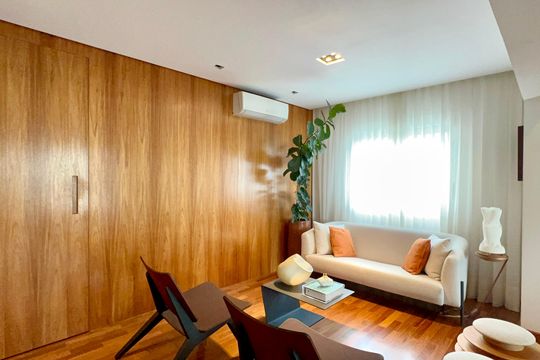 Sala de apartamento à venda com 2 quartos, 151m² em Jardim Paulista, São Paulo