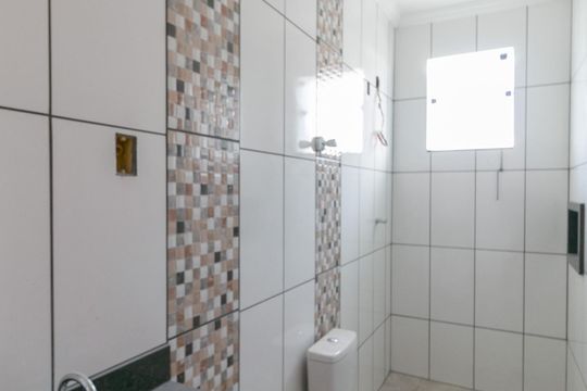 Banheiro social de apartamento à venda com 4 quartos, 140m² em Coqueiros, Belo Horizonte