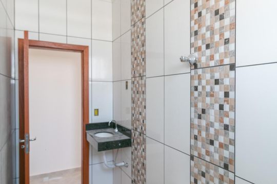 Banheiro social de apartamento à venda com 4 quartos, 140m² em Coqueiros, Belo Horizonte