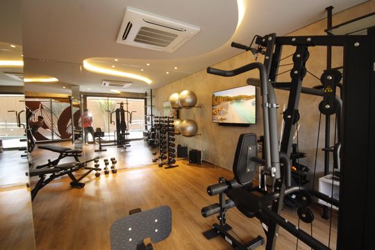 Área comum - Academia de apartamento à venda com 3 quartos, 105m² em Santa Efigênia, Belo Horizonte