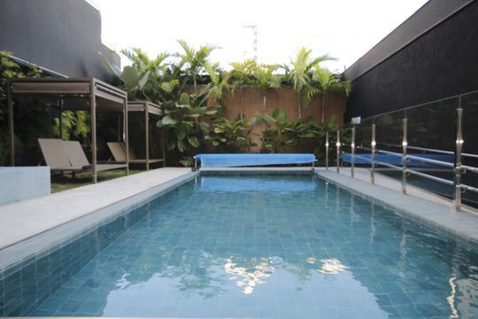 Área comum - Piscina de apartamento à venda com 3 quartos, 105m² em Santa Efigênia, Belo Horizonte