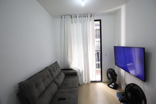 Sala de apartamento para alugar com 2 quartos, 39m² em Usina Piratininga, São Paulo