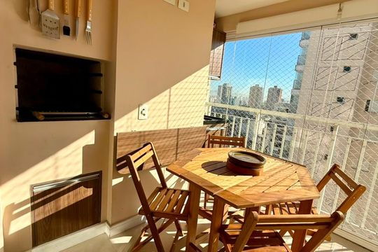 Varanda da Sala de apartamento à venda com 2 quartos, 57m² em Vila Formosa, São Paulo
