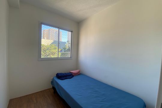 Quarto 2 de apartamento para alugar com 2 quartos, 32m² em Jardim Celeste, São Paulo