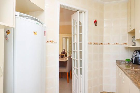 Cozinha de apartamento à venda com 1 quarto, 55m² em Vila Andrade, São Paulo