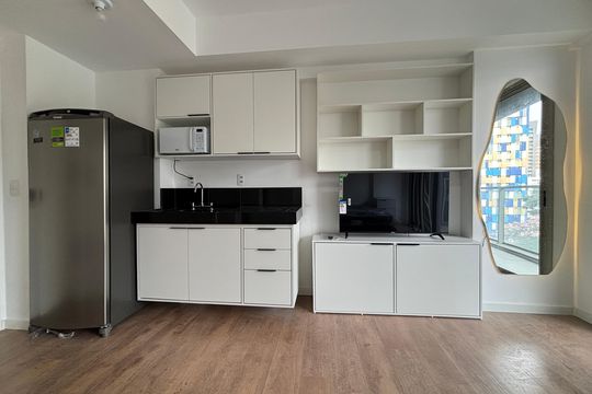 Studio de kitnet/studio para alugar com 1 quarto, 27m² em Pinheiros, São Paulo