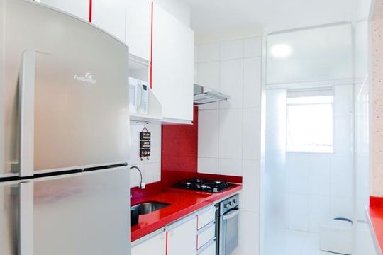Cozinha de apartamento à venda com 2 quartos, 65m² em Vila Rosalia, Guarulhos