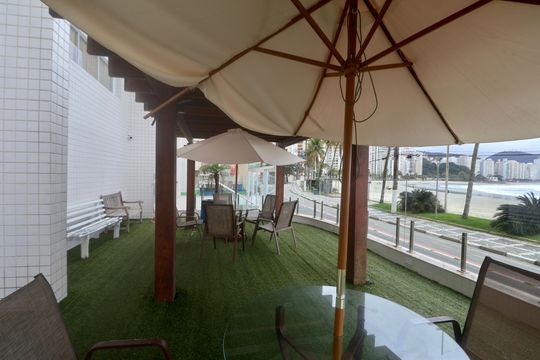 Área comum de apartamento para alugar com 3 quartos, 86m² em Vila Luis Antonio, Guarujá