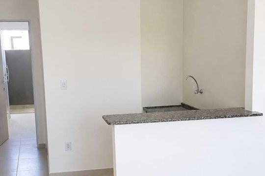 Cozinha de apartamento para alugar com 1 quarto, 35m² em Marapicu, Nova Iguaçu
