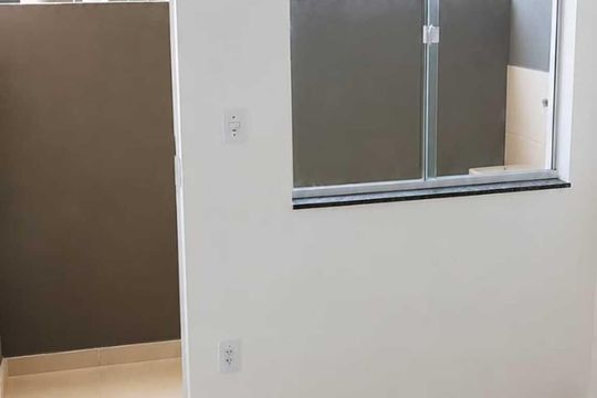 Sala de apartamento para alugar com 1 quarto, 35m² em Marapicu, Nova Iguaçu